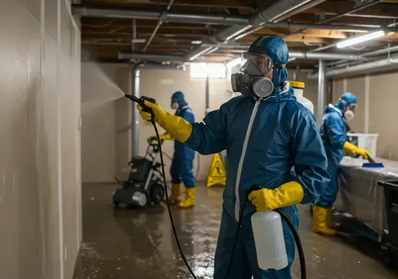 Basement Sanitization and Antimicrobial Treatment process in Cheyenne County, NE